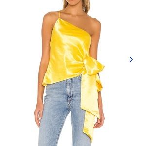 Lovers + Friends Coolidge Top in Canary Yellow